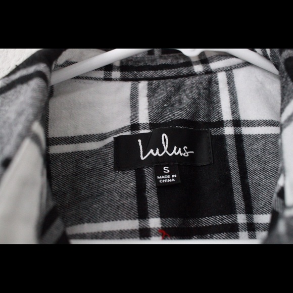 Sequoia Park B/W plaid flannel shirt dress - Picture 7 of 8